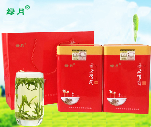 岳西翠蘭500克紅色禮品盒裝